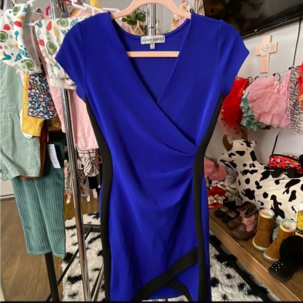 Blue dress